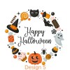 Halloween Stickers x 100